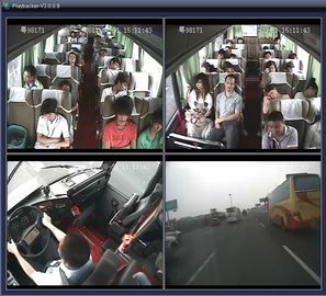 Les personnes mobiles d'autobus de la télévision en circuit fermé DVR de vidéo de voiture système parent/de compteurs passager d'autobus