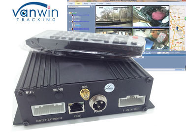 routeur de WIFI de voiture de l'écart-type 4CH MDVR caché par HD pour le système de télévision en circuit fermé d'autobus scolaire