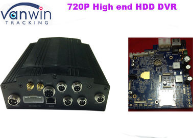 AHD 720P HD DVR mobile, dvr de voiture de 3G GPS 4ch avec le magnétoscope audio