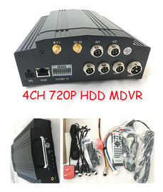 enregistreur mobile 720P du véhicule DVR d'autobus d'écart-type GPS de 4G HDD avec le signal d'alarme