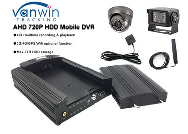12 caméras de sécurité mobiles du système 720P DVR AHD 1.3MP de la télévision en circuit fermé DVR de voiture de V