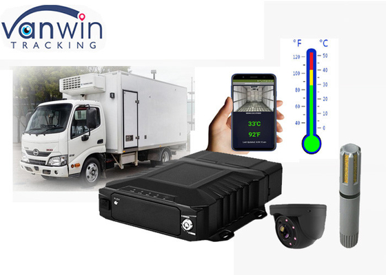 Système de surveillance de la température de NVR mobile HDD à 4 canaux pour camions congélateurs