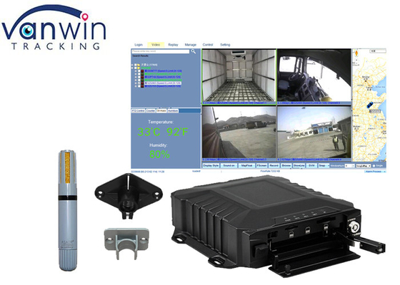 Système de surveillance de la température de NVR mobile HDD à 4 canaux pour camions congélateurs