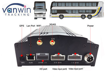 élément d'enregistreur de dvr de degré de sécurité de voiture de 8 canaux 3G/4G/WIFI/système du G-capteur DVR pour l'autobus
