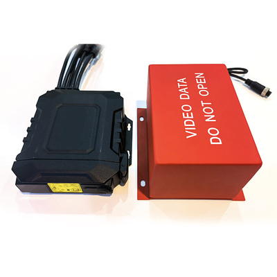 Véhicule DVR mobile accessoires résistant au feu résistant à l'eau couleur rouge vif coffre-fort protégé
