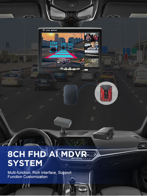 Système d'enregistrement vidéo ADAS 8CH avec WiFi 4G GPS AI MDVR
