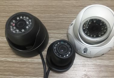 Caméras tournantes de Surveillenac d'autobus de député britannique d'IP 1080P 2 de caméra de mini dôme blanc intérieur