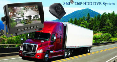 7 magnétoscope 720P du moniteur DVR de pouce 4CH HD avec 4 caméras pour le véhicule agricole