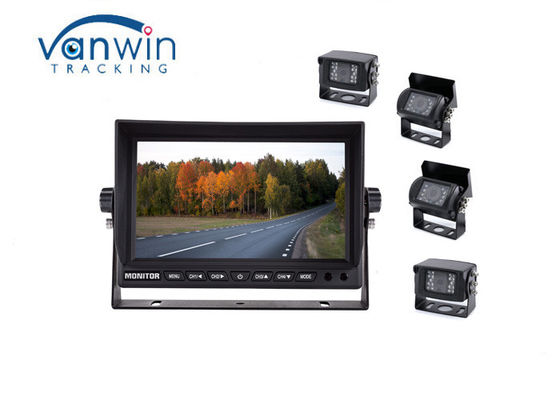 Écran d'IPS d'écran de visualisation de voiture de l'image 9W MDVR 300cd/m2 de quadruple