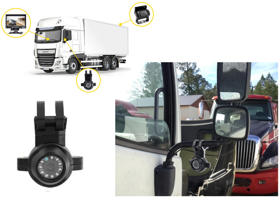 12V / la caméra de sécurité de la voiture 24V imperméabilisent la caméra de Front Side View Night Vision pour le camion