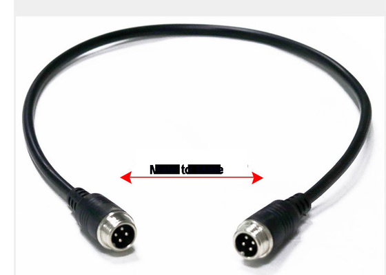 mâle imperméable de câble d'extension 4pin à masculin/à femelle au connecteur femelle du fil M12