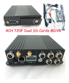 Télévision en circuit fermé mobile de Carte SD DVR HD pour la voiture 4CH de cheminement DVR de caméra de véhicule à bord