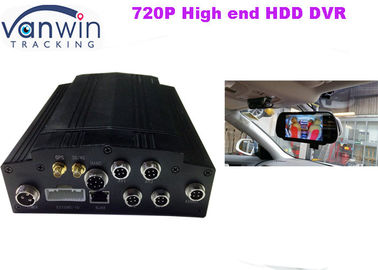 H.264 flotte HD DVR mobile d'autobus de la télévision en circuit fermé AHD 720P avec la caméra de GPS de PC de véhicule