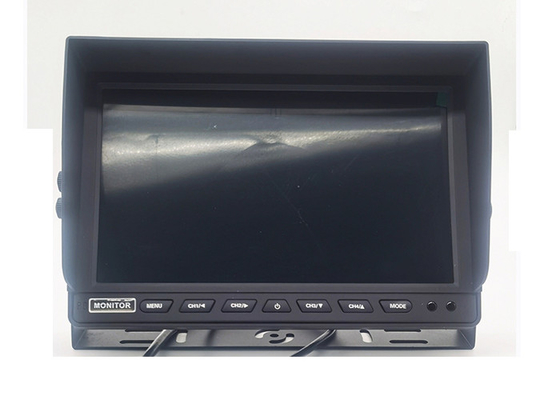 4 écran divisé DVR AHD TFT de moniteur résistant de voiture du canal pour le camion Van Bus