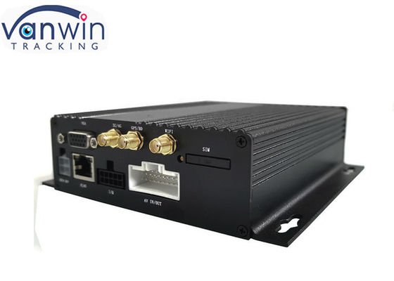 1080P AHD Dual SD sécurisation mobile dvr 4Ch GPS 3g 4g Wifi Pour la flotte de bus