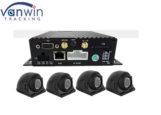 AHD 1080P 4g carte SD 4ch GPS mobile vidéo