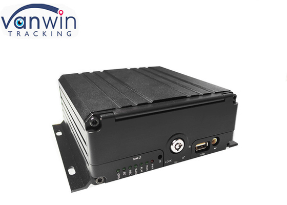 4ch 4G GPS WIFI H.265 HDD enregistreur de voiture mobile DVR pour la gestion du parc de véhicules
