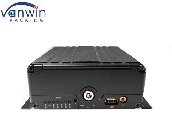 4ch 4G GPS WIFI H.265 HDD enregistreur de voiture mobile DVR pour la gestion du parc de véhicules