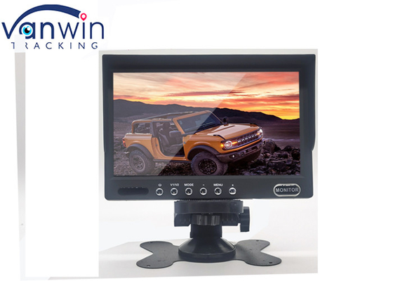 Véhicule de 7 pouces sur l'entrée-vidéo de secours de Digital TFT LCD 2 de moniteur de tiret pour la caméra de Mdvr