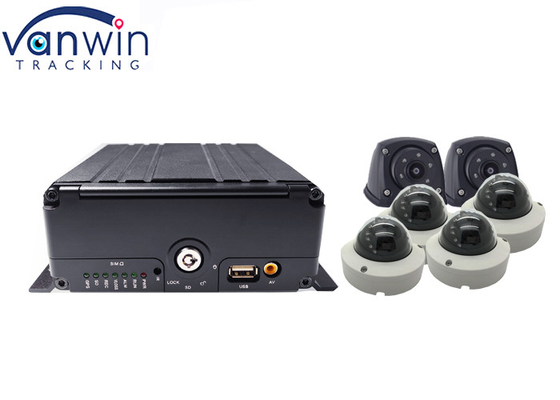 Vidéo en direct 4G 6CH HDD véhicule CCTV DVR GPS Tracking Device