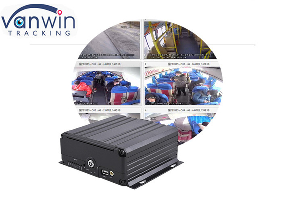 Système de surveillance de véhicule de diffusion vidéo en direct de 4 canaux HDD dvr mobile