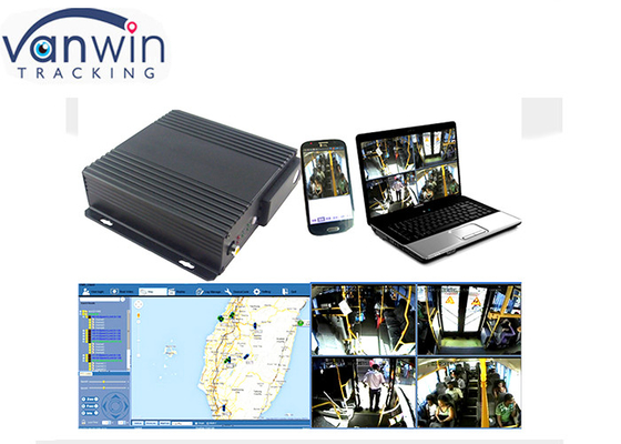 Système de gestion de véhicule 3G 4G vidéo en direct avec GPS WIFI SD DVR mobile