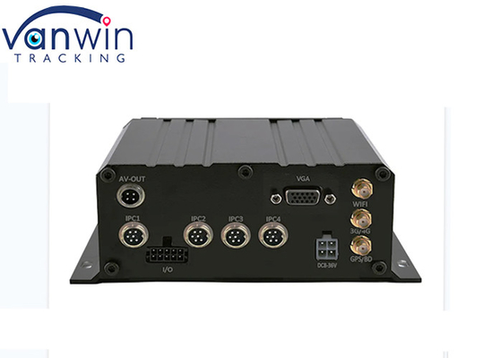 1080P MNVR GPS Tracking 4 canaux réseau mobile DVR pour la gestion du parc de véhicules