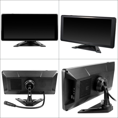 Système d'enregistrement automatique de voiture BSD Alarme 360° 4CH 10,36 pouces Moniteur avec enregistreur pour camion