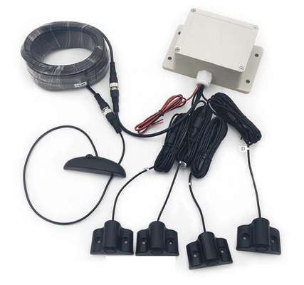 Système de capteur de stationnement 12V/24V étanche à l'eau avec 4 capteurs pour camions / bus