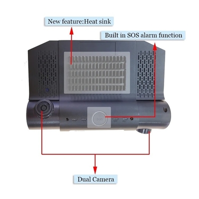 Caméscope à carte TF 4G wifi 1080p avec GPS 2ch ahd mdvr caméra 1080p pour véhicules