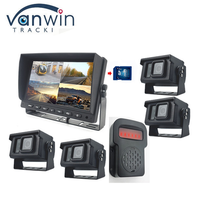 9 pouces caméra de surveillance de voiture IPS AHD1080p AI BSD système de caméra de camion