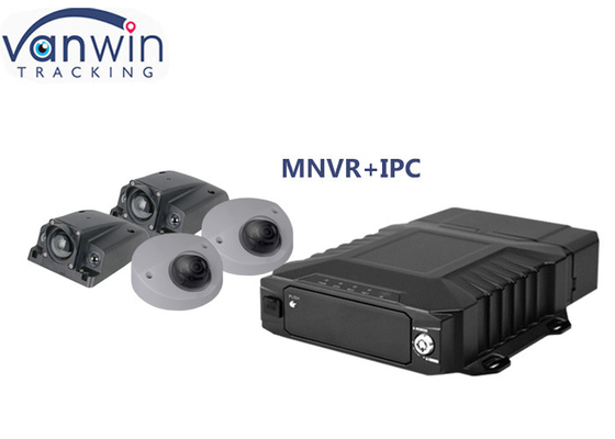 3G 4G GPS Wifi G-sensor optionnel 4CH SD HDD Solutions de DVR mobiles