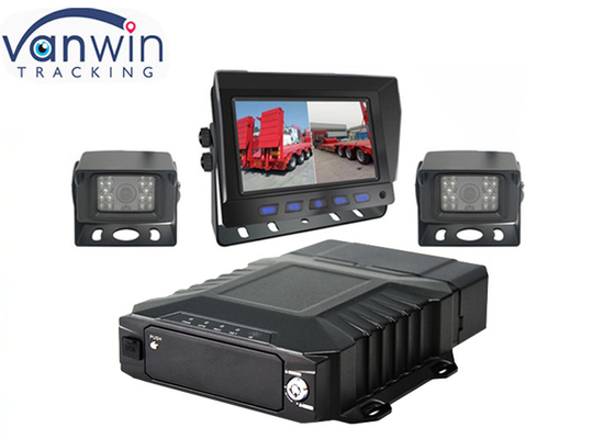 3G 4G GPS Wifi G-sensor optionnel 4CH SD HDD Solutions de DVR mobiles