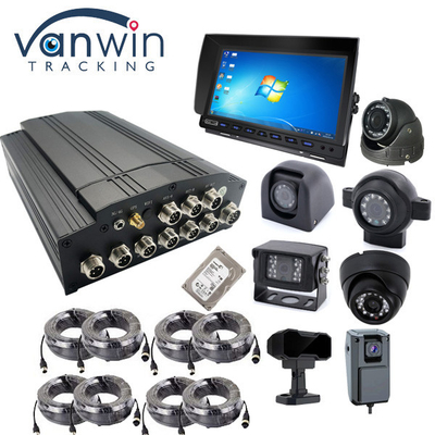4G 5G 1080P 8 canaux Systèmes de caméra mobile DVR pour bus scolaire Avec logiciel client gratuit