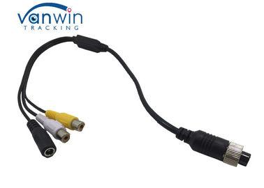 Câbles imperméables de C.C et de BNC de poids du commerce d'extension de connecteur femelle d'aviation d'accessoires de DVR