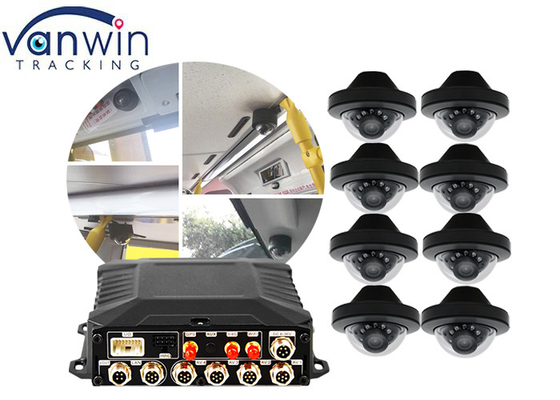 Système de vidéosurveillance IPC 4G 5G GPS 12CH Hybrid MNVR 1080p pour véhicule