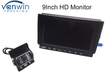 9 moniteur de caméra de vue arrière de pouce HD avec 3CH 1080P/720P/caméras analogues