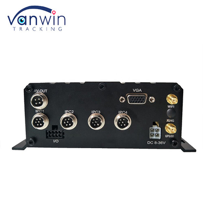 NVR mobile à 8 canaux avec HDD H.264 HDD 1080P Disque dur télécommande 3G 4G GPS WiFi Voiture Bus Truck Réseau de surveillance