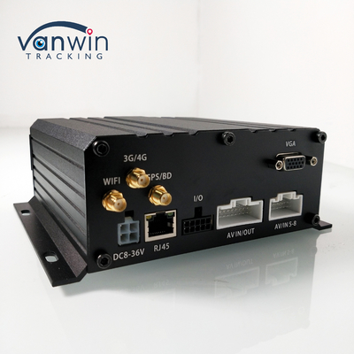 Disque dur à 8 canaux carte SD DVR mobile H.264 MDVR de voiture pour la surveillance de la sécurité des véhicules