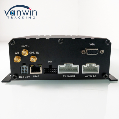 Disque dur à 8 canaux carte SD DVR mobile H.264 MDVR de voiture pour la surveillance de la sécurité des véhicules