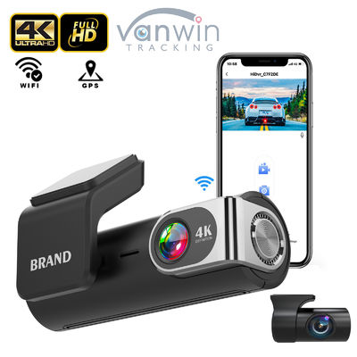 La vision nocturne en haute définition 4K enregistreur de conduite Mini-caméra de voiture prend en charge le WiFi et le GPS