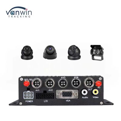 DC 12V 36V H.265 4CH HD 1080P Enregistreur de caméra de bord pour voiture mobile avec transfert sans fil