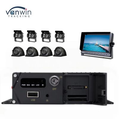 8CH 1080P H.265 HD GPS Enregistreur vidéo mobile pour véhicule avec sortie 12V 2.5A et 5V 2A