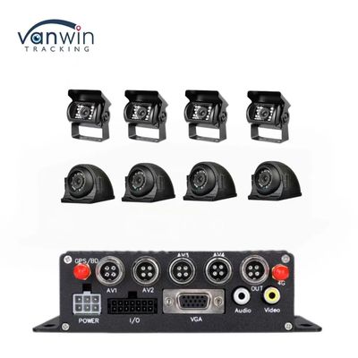 8CH 1080P H.265 HD GPS Enregistreur vidéo mobile pour véhicule avec sortie 12V 2.5A et 5V 2A