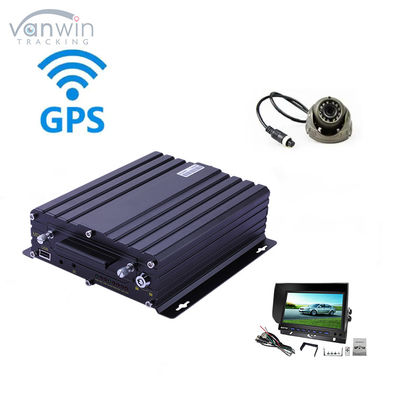 H.265 4CH HD Vehicle Mobile DVR 1080P AI Car Recorder avec entrée d'alarme entrée de vitesse de pulsation