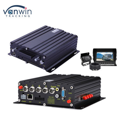 H.265 4CH HD Vehicle Mobile DVR 1080P AI Car Recorder avec entrée d'alarme entrée de vitesse de pulsation