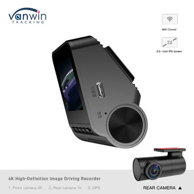 Enregistreur d'image de conduite haute définition 4K 1080P Support WiFi GPS Caméra d'enregistrement de taxi