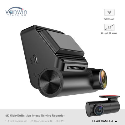 Enregistreur d'image de conduite haute définition 4K 1080P Support WiFi GPS Caméra d'enregistrement de taxi