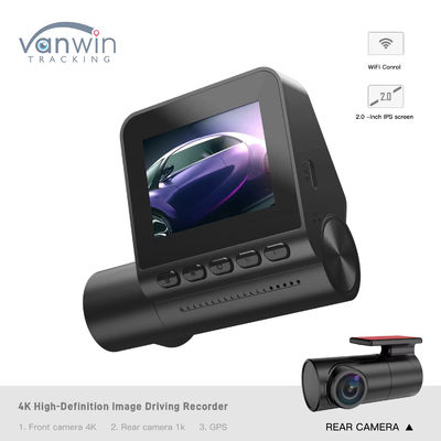 Enregistreur d'image de conduite haute définition 4K 1080P Support WiFi GPS Caméra d'enregistrement de taxi