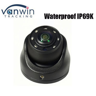 180° 1080P 2MP imperméable à l'eau IP69K Caméras intérieures/extérieures à dôme avec vision nocturne IR pour bus/camions